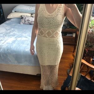 Boho Crochet Maxi Dress